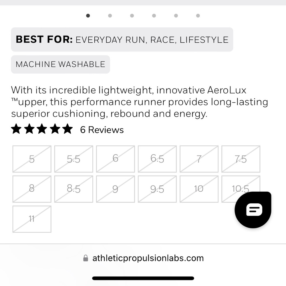 APL Women’s Streamline White/Clear/Midnight Size 7.5 NWOB - Picture 7 of 7